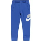 Nike Sportswear Hlače modra / siva / bela