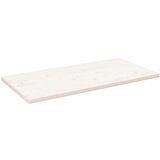  Ploča za stol bijela 110x60x2 5 cm masivna borovina pravokutna Cijene