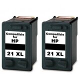 HP Komplet kartuš za C9351CE nr.21XL (črna), dvojno pakiranje, kompatibilen Cene