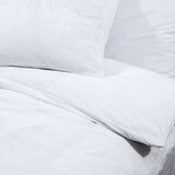  Set posteljine za poplun bijeli 155x220 cm lagana mikrovlakna | shoptok.hr