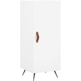 Maison Chic Komoda - Predalnik bela 34,5x34x90 cm inženirski les, (21716487) | Shoptok.si