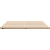  Krevet s daskama Smeđa 200 x 210 cm Masivna borovina | shoptok.hr