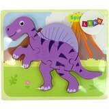  Wooden Puzzle Dinosaur Corythosaurus Pink Spinosaurus Purple | shoptok.hr