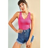 Bianco Lucci Women's Corduroy Crop Top | Shoptok.si