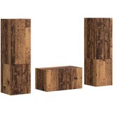 3 Komplet TV omaric 5 pcs Star les Konstruiran les, (5000132593) | Shoptok.si