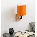  Brilagi - Zidna lampa NUBILA WOOD 1xE27/25W/230V hrast/crna/narandžasta | Eponuda.com