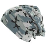 MD Printed Jersey Beanie grey camo/charcoal | Shoptok.si