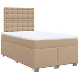  Box spring postelja z vzmetnico kapučino 80x200 cm umetno usnje, (21306934) | Shoptok.si