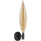  Zidna svetiljka NORDIC 1xG9/5W/230V crna/zadimljeno bež | Eponuda.com