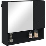  Ogledalo ormar Zidne Crna 59 x 17 x 55 cm Konstruirano drvo | shoptok.hr