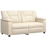  Set sofe 3 pcs Krem Umjetna koža - Krem 1-sjedalna + 2-sjedalna (140 cm) + 3-sjedalna | shoptok.hr