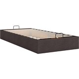 vidaXL Otomanski posteljni okvir brez vzmetnice rjav 80x200 cm blago, (21611213) | Shoptok.si