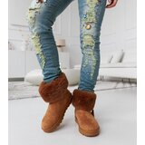 Gemre Brown insulated snow boots with fur Gerardino | ePonuda.com