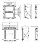 Equip 650325 stenski nosilec, 19 "-70", 50 kg, nagibno / vrtljivo, črno | Shoptok.si