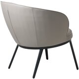 Unique Furniture Siva/bež fotelja od imitacije kože Gain – | shoptok.hr