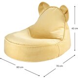 Wigiwama Žuta baršunasti vreća za bebe Bear – | shoptok.hr