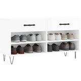  Klupa za cipele sjajna bijela 102x35x55 cm konstruirano drvo | shoptok.hr