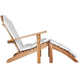  Vrtna stolica Adirondack s osloncem za noge Prirodna | shoptok.hr