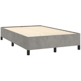  Okvir za krevet bez madraca svjetlosivi 120x190 cm baršunasti | shoptok.hr