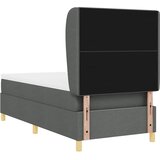  Krevet s opruga kutije Tamno siva 200 x 100 cm tkanina | shoptok.hr