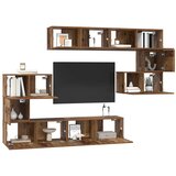  Set TV komoda Zidne 8 pcs Staro drvo Konstruirano drvo | Eponuda.com