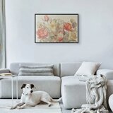  Plakat Flower Bouquet on a Cream Background 60x40 Crni okvir | shoptok.hr
