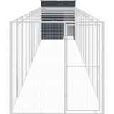  Kućica za pse s igralištem antracit 165 x 1271 x 181 cm čelična | shoptok.hr