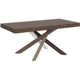 Itamoby   Volantis (90x180/440 cm) - oreh, barva nog: bela, rjava - raztegljiva jedilna miza, (20841823) Cene