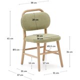 Kave Home Zelen otroški stol Helda – | Shoptok.si