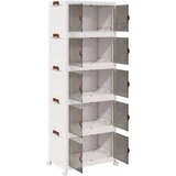 vidaXL Škatla za shranjevanje s kolesi 75 L 64x40x179 cm | Shoptok.si
