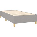  Kreveta s oprugama i madrac svjetlosivi 90x200cm tkanina | shoptok.hr