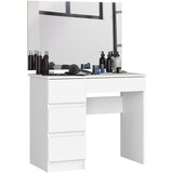 AKORD toaletna miza z ogledalom clp T-6/SL 900x600 levo belo, (21713526) | Shoptok.si