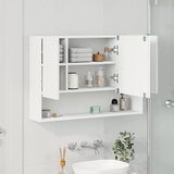  Ogledalo ormar Zidne Bijelo 80 x 17 x 55 cm Konstruirano drvo | Eponuda.com