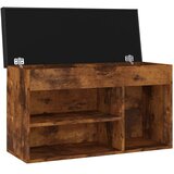  Klupa za cipele s jastukom boja hrasta 80 x 30 x 47 cm drvena | Eponuda.ba
