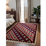 Hanse Home Rdeča obojestranska ročno tkana volnena preproga 120x170 cm Kamal Rami – Nouristan | Shoptok.si