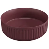 ion lavabo 36cm maroon red