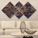 Wallity slika 4MDF690868, 60x115 cm, 4 dela | ePonuda.com