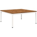  Stolić za kavu Prirodna i bijela 100 x 100,5 x 45 cm | shoptok.hr