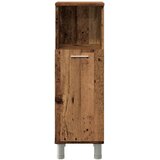  Kupaonski ormarić staro drvo 30x30x95 cm izrađeno drvo Smeđa | Shoptok.si
