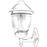 Opviq Vanjska zidna lampa BAP-68210-BSY, 43 cm, IP65, E27, 40W, Crna | Eponuda.ba