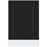 vidaXL Plošča za pomivalni stroj "Porto" črn 45x1,5x67 cm inž. les | Shoptok.si
