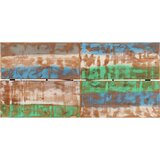  Barski stol 150 x 70 x 107 cm masivno obnovljeno drvo i željezo | Eponuda.com