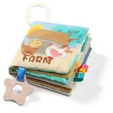 BabyOno Have Fun Sensory Book kontrastna izobraževalna knjiga z grizljajočim delom Farm 1 kos | Shoptok.si