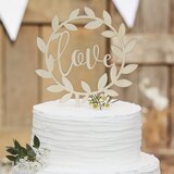 Ginger Ray® okrasek za torto love wooden | Shoptok.si