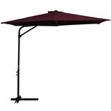 vidaXL Zunanji senčnik z jeklenim drogom 300 cm bordo rdeč, (20692546) | Shoptok.si