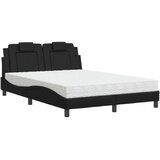 Krevet Viana s madracem crni 140 x 190 cm od umjetne kože | Eponuda.com