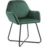 Furnova Jedilni stoli 4 kosi zelen žamet, (21929582) | Shoptok.si