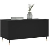  Stolić za kavu crni 90 x 44,5 x 45 cm od konstruiranog drva Crna | shoptok.hr