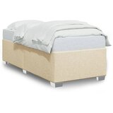 vidaXL Posteljni okvir krem 90x200 cm blago Cene