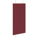 vidaXL Plisirana žaluzija Bordeaux Red 60x150 cm Širina tkanine 59,4cm | Shoptok.si